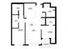 2 Bedroom Floor Plan